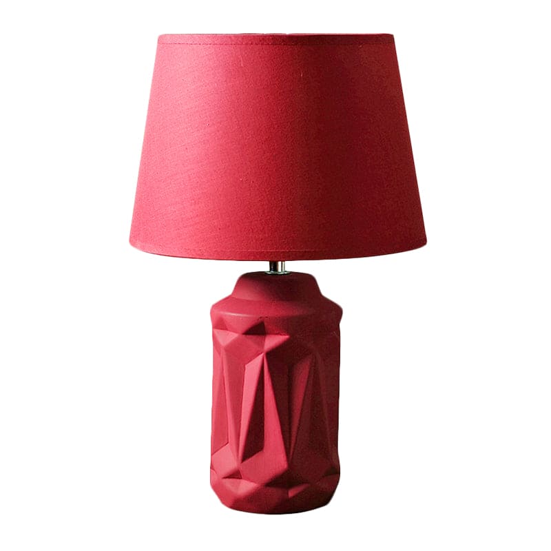 CeramiGlow – Incantevole lampada da notte in ceramica rossa