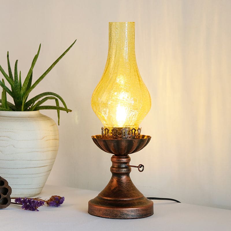 GlowVintage – Craykle Glass Desk Lamp