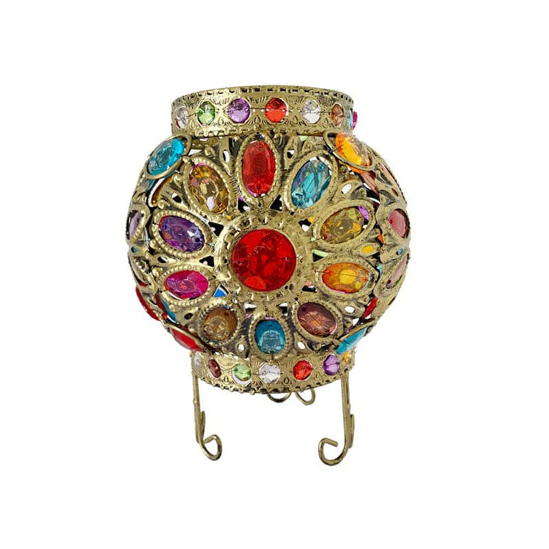 LuxeLume - Stylowa nocna szafka z akrylowymi koralikami