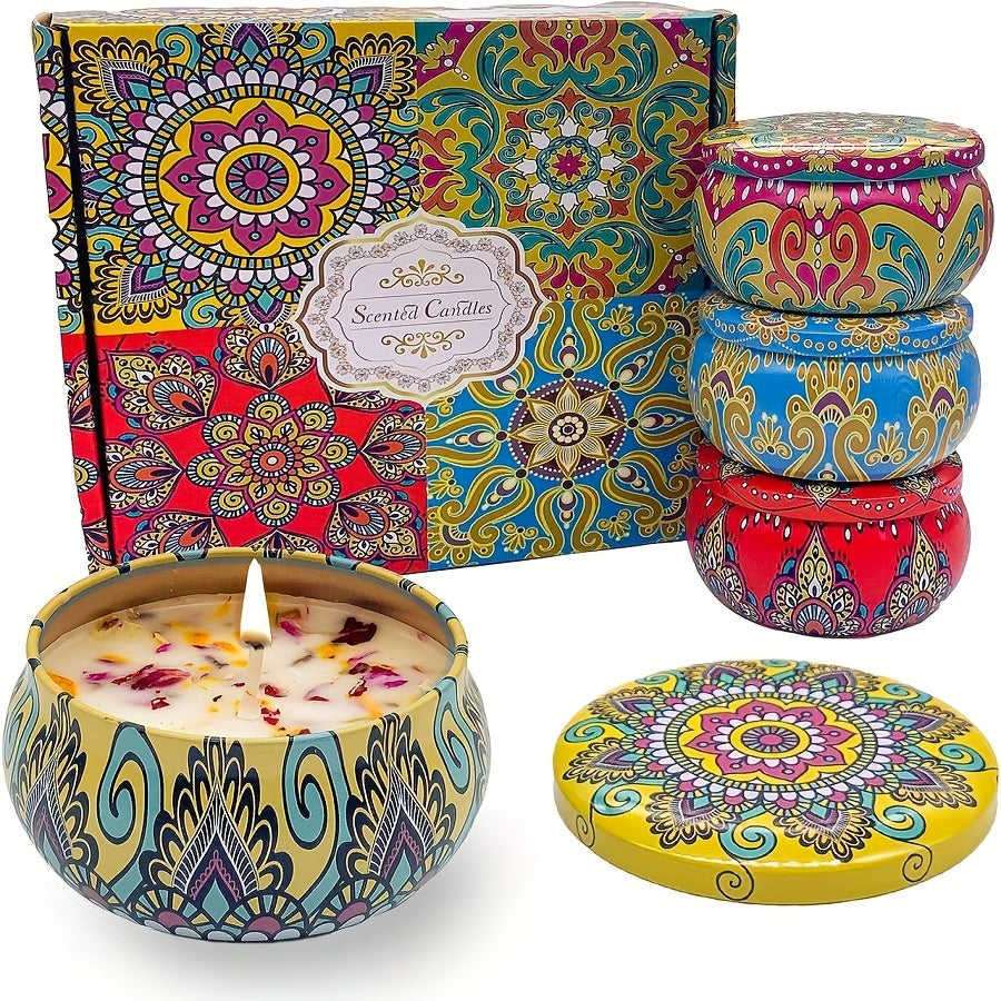 Floral Essence - Jasmine, Sandalwood & Rose Candle Set