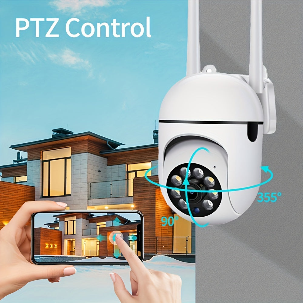 Smart Wireless Security Camera with 1080p HD Resolution, Color Night Vision, Two-Way Audio, Indoor/Outdoor Use-5
