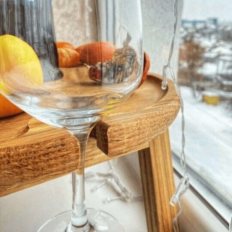 Versatile Folding Table for Indoor and Outdoor Use – Compact, Portable Foldable Dining Table in Brown Wood-6