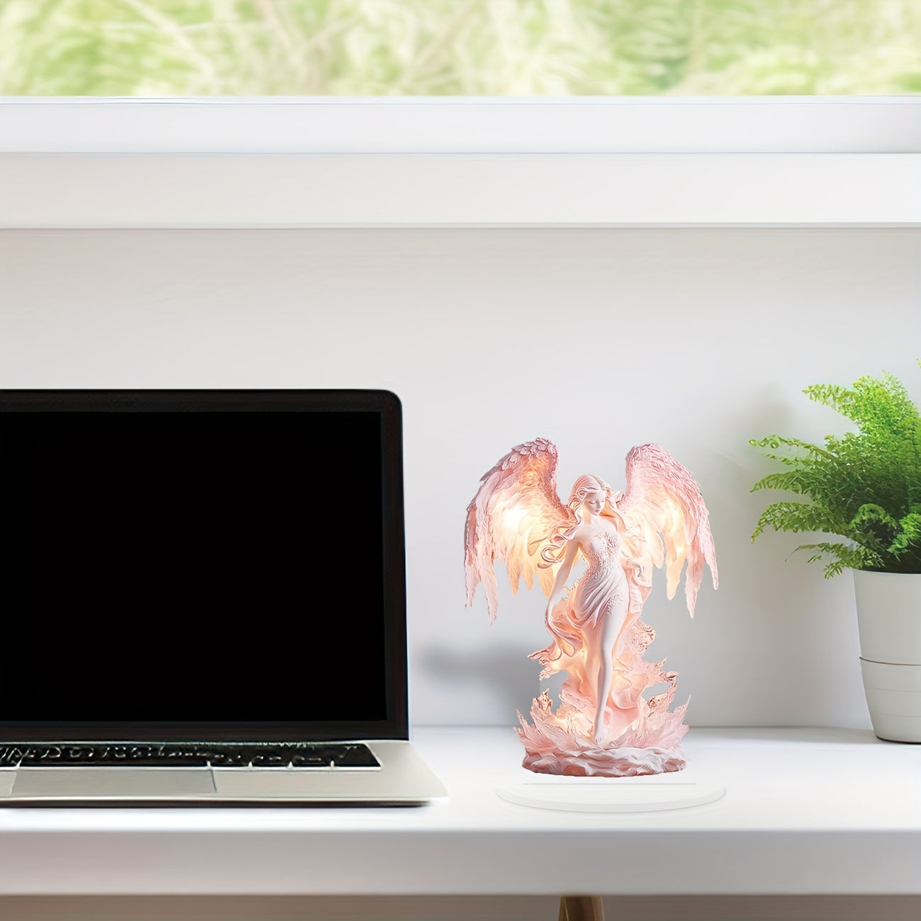 AuraShine - Decoración de Mesa Angelical