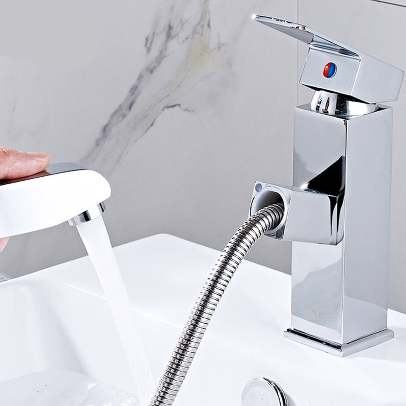 AquaGem | Stylish Modern Chrome Bathroom Mixer Tap for Elegant Sinks 9