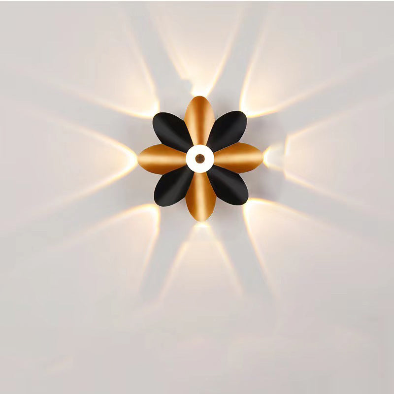 Variant image for Floraglow Waterproof LED Outdoor Wall Lamp - Stylish Flower Design for Garden Lighting-7