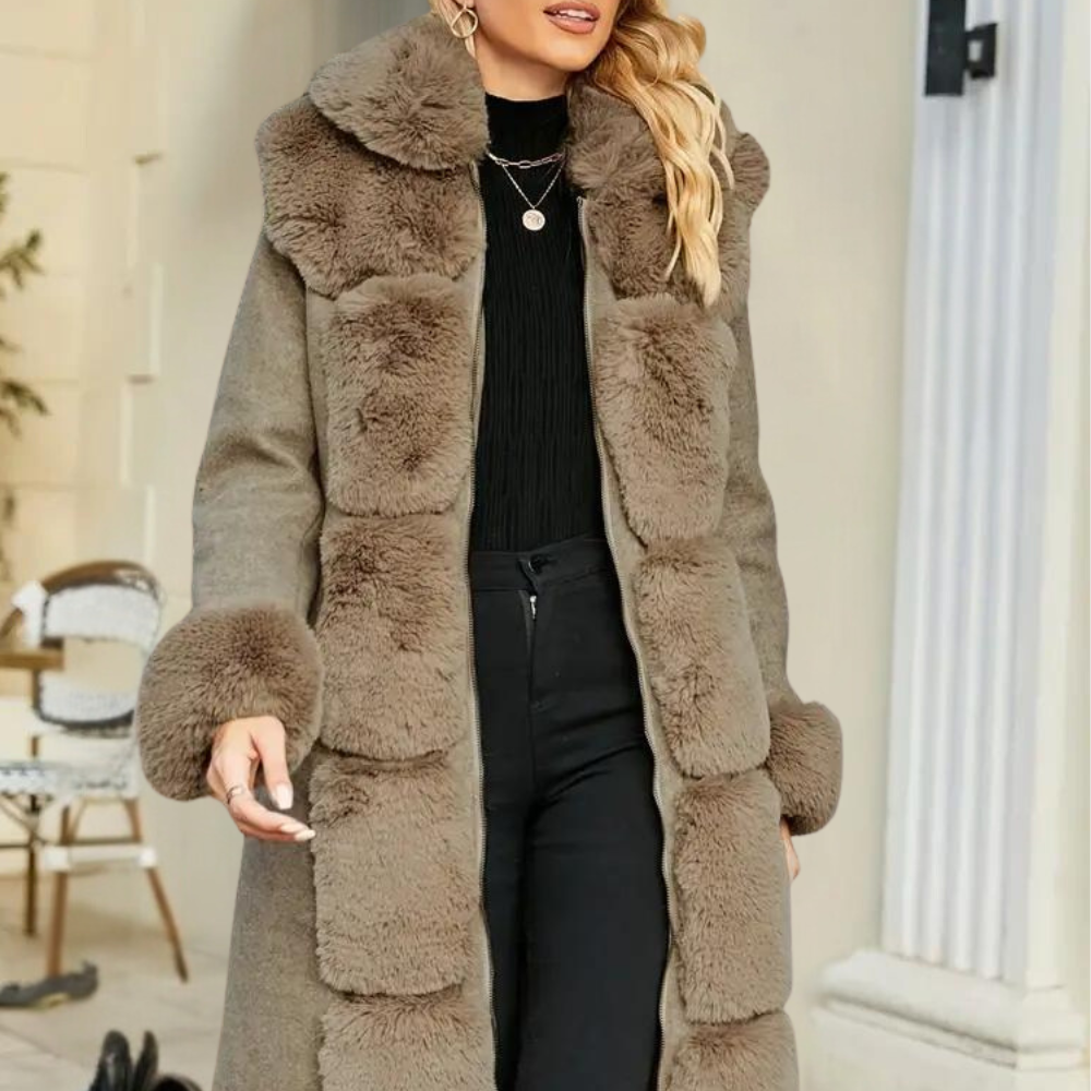CHRISTINE - Luxurious Winter Plush Coat for Women 4