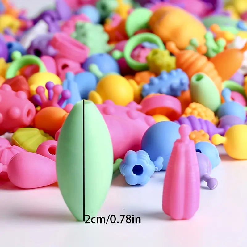 ColorfulBead Haven | Engaging Jewelry Making Kit for Creative Kids 4