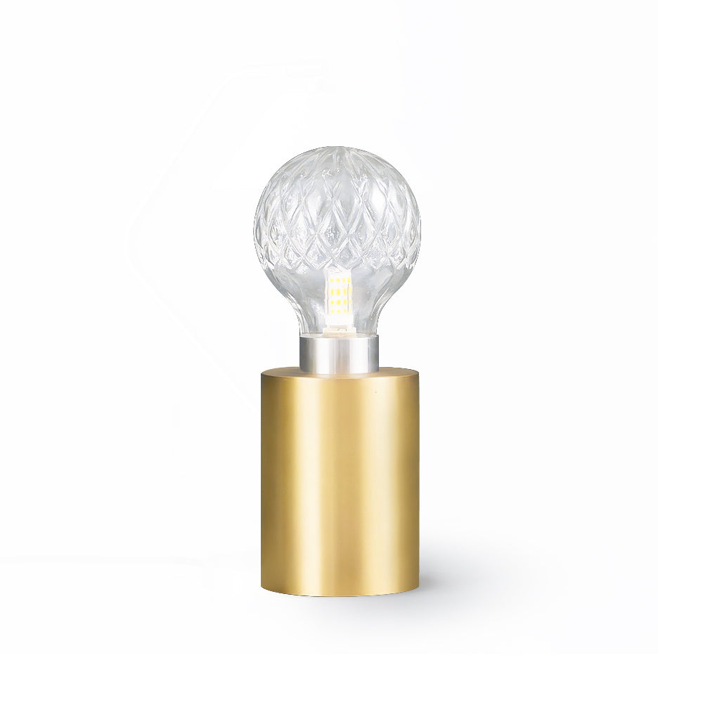 LuxeSphere - Table Lamp with Lustrous Crystal Ball and Soft Lighting