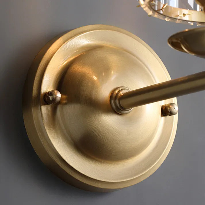 GlowVintage – Luksusowa Kryształowa Lampa Ścienna