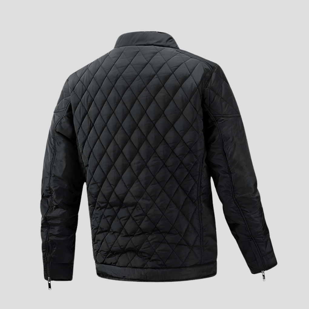Elegant men's padded jacket in transitional style 5