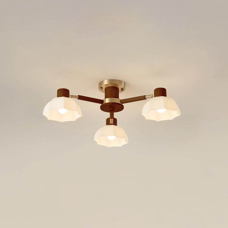 FloraAura - Lámpara de Techo con Forma de Flor y Difusión de Luz Acogedora