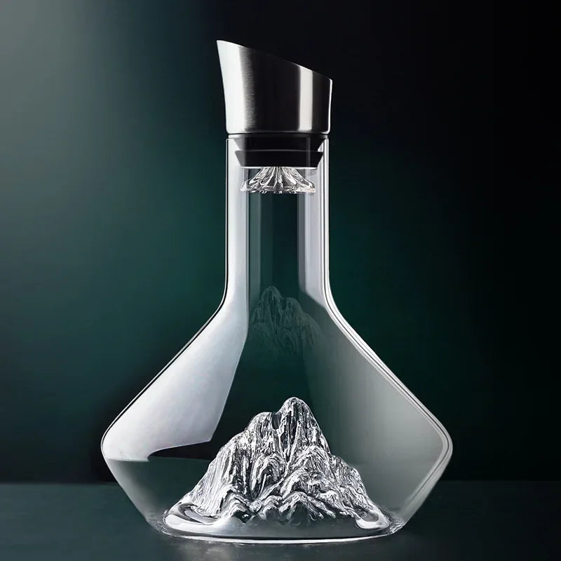 Iceberg Crystal | Elegant Handmade Lead-Free Wine Decanter 1500ml 4