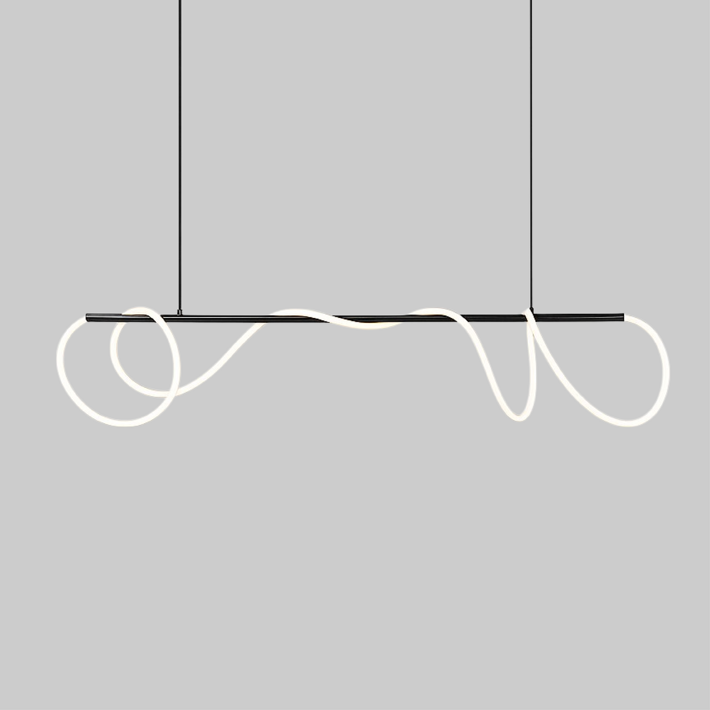 Linear kitchen table pendant lamp 4