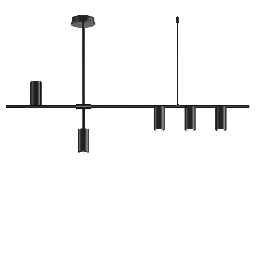 Minimalist black kitchen pendant lamp 3