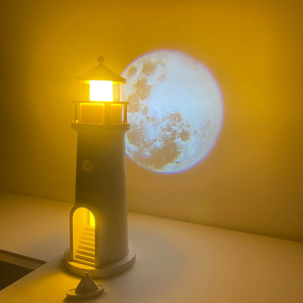 Moon Lamp Night Light Lighthouse Design Bedroom Decor 6