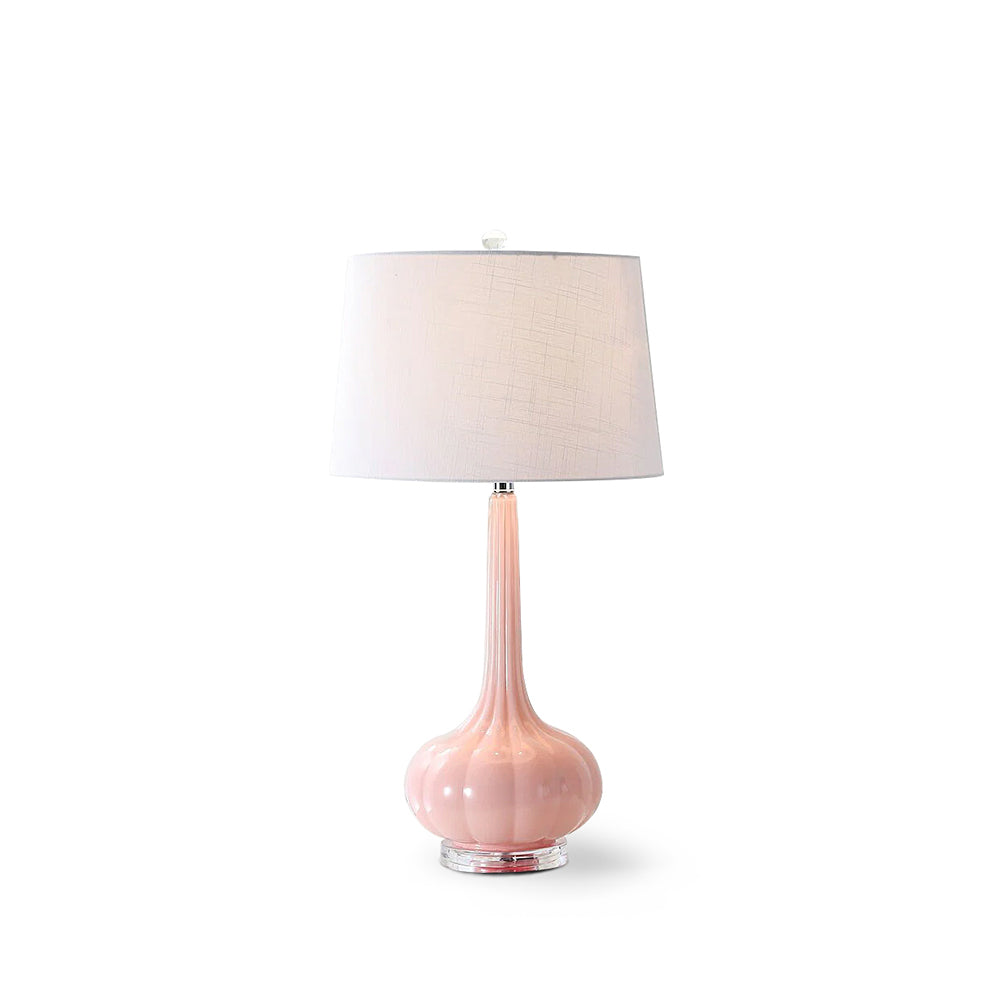 PureGlow – Refined Ceramic Table Lamp with Soft White Shade