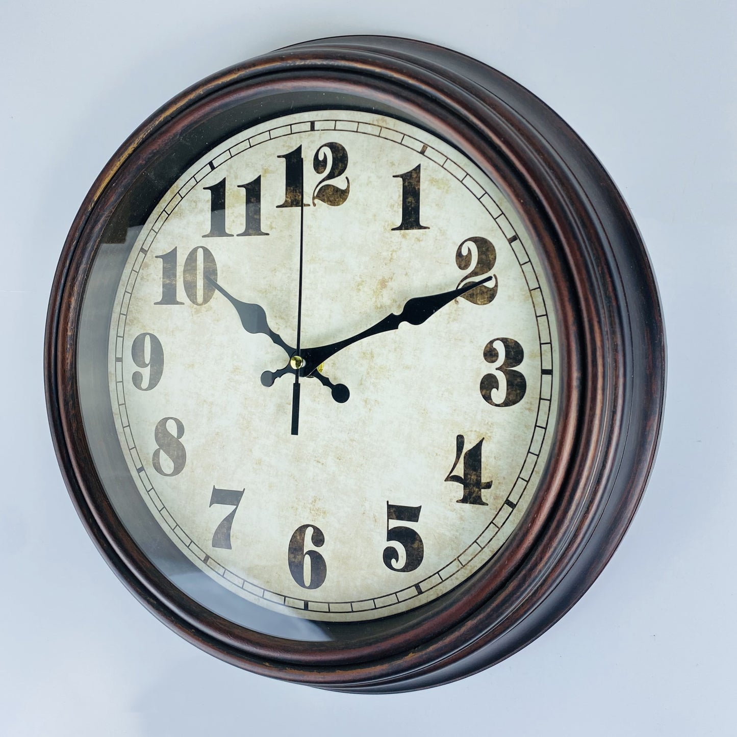 WoodEra - Timeless Brown Wall Clock