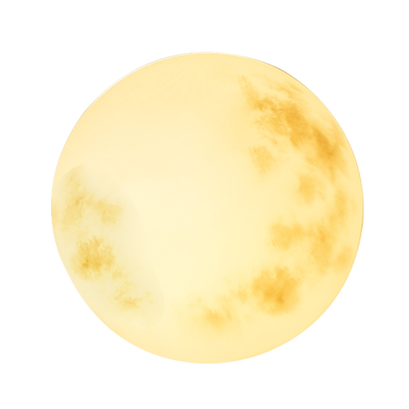 Moon-Shaped Outdoor Lamp - Weatherproof LED Garden Light Fixture for Enchanting Illumination-5