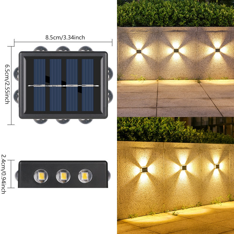 SolarVibe – Sustainable Solar Wall Light for Modern Outdoors