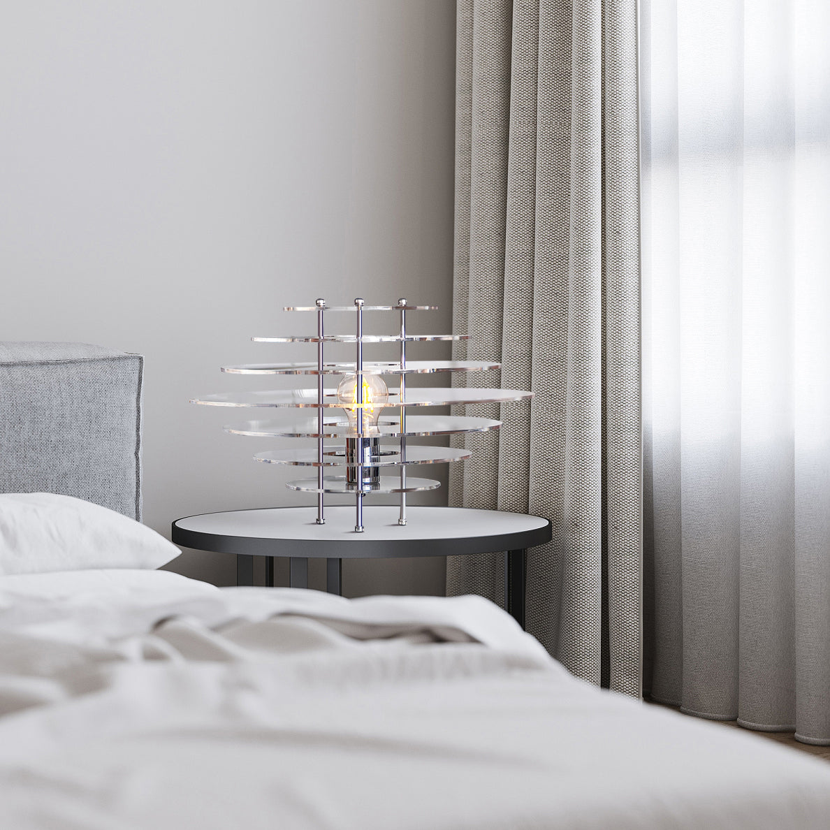 GalacticShine - Chrome Desk Lamp