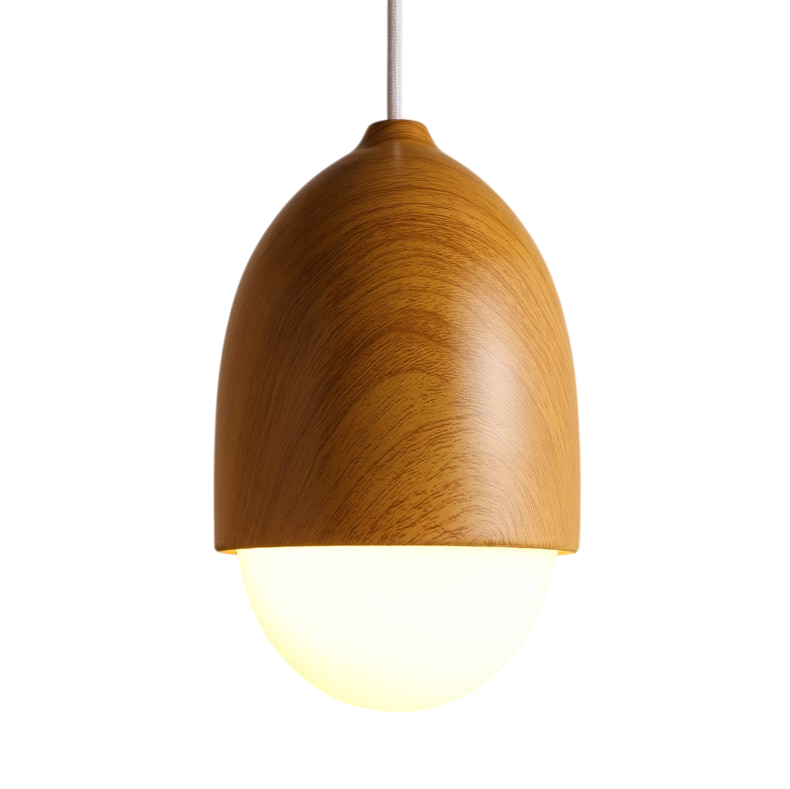 Scandinavian wooden pendant lamp 6