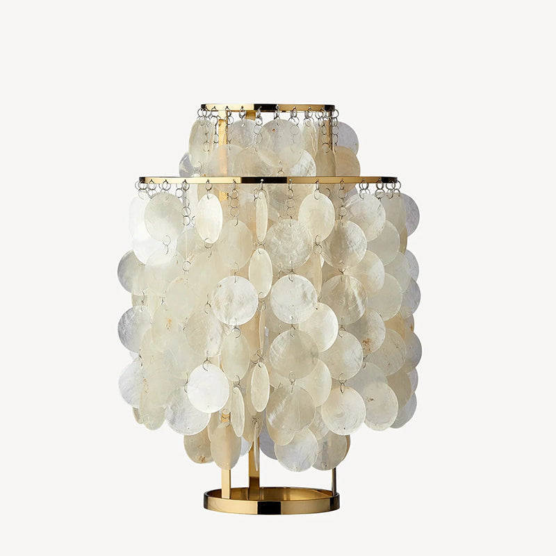 ShellLuxe - Table Lamp with Graceful Seashell Form and Comfortable Glow