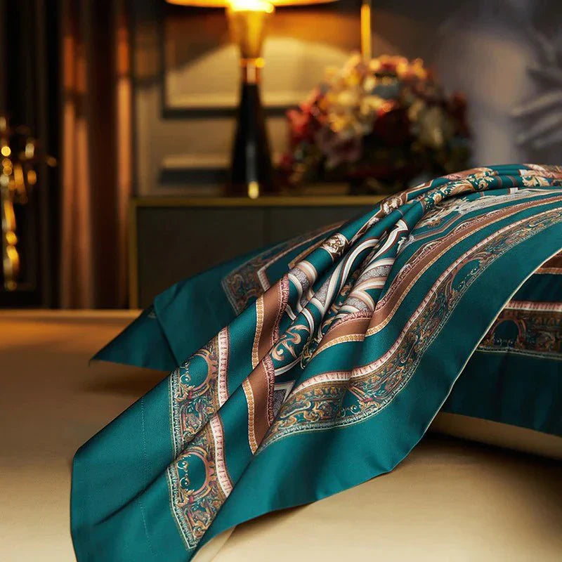 OpulentCharm - Egyptian Cotton Duvet Set