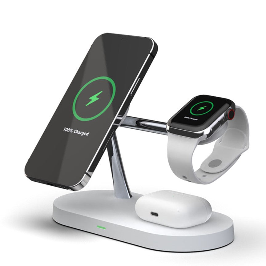 VeloCharge | Stylish Multi-Device Wireless Charging Station with LED Light 9