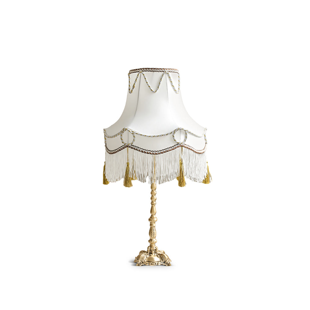 RegalBrass - Victorian Lamp with Gold Detailing and Luxurious Glow