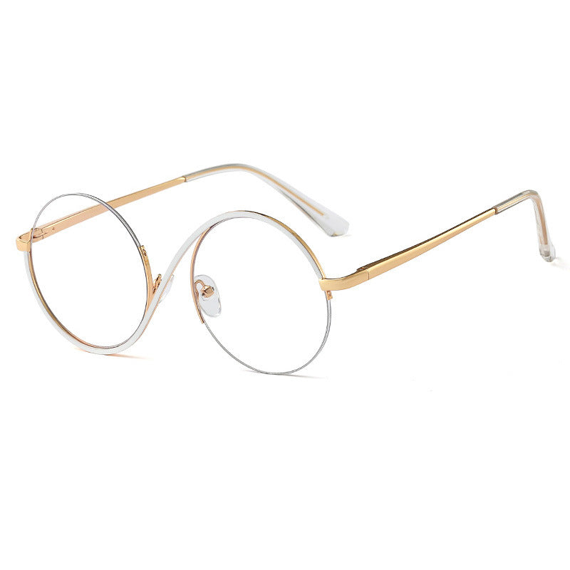 Vivolux | Cross Semi-Rim Round Glasses 95929 8