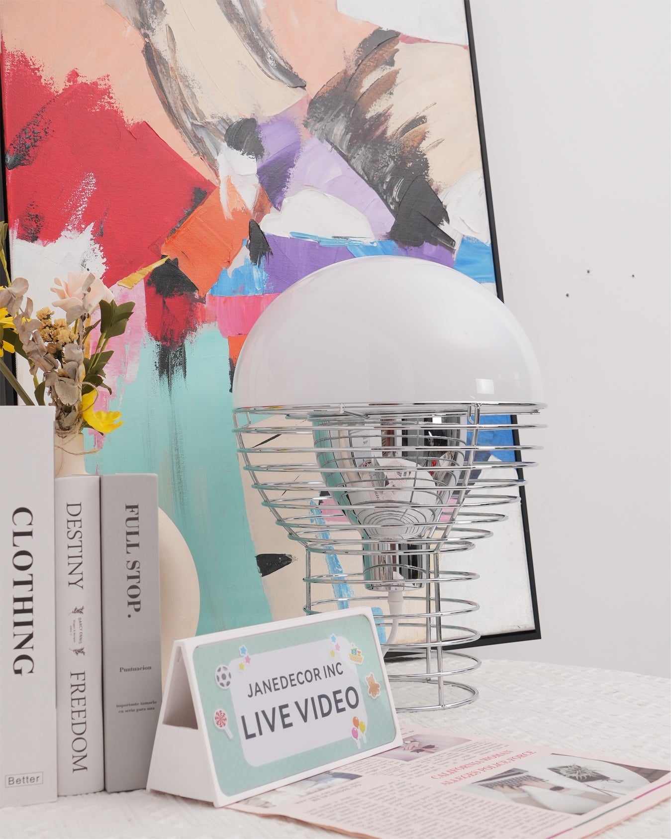 WireAura - Lampe de Bureau Élégante