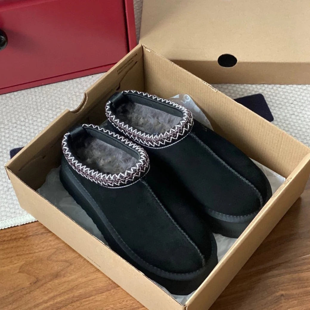 Women's Ultra Mini Platform Boots with Fur Lining – Stylish Ankle Booties for Winter 12