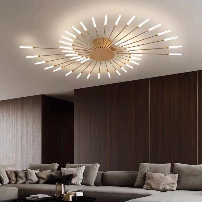 GlowHaven - Sleek Ceiling Lamp for Home Spaces