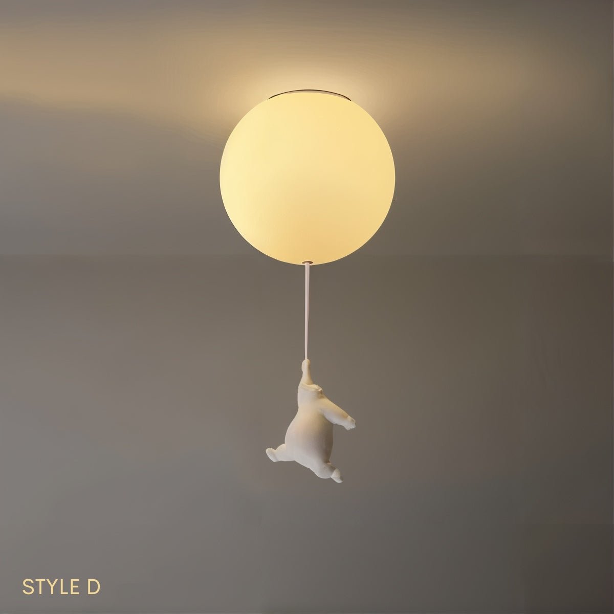 BearHaven - Hyggelig Børnelampe til Loft