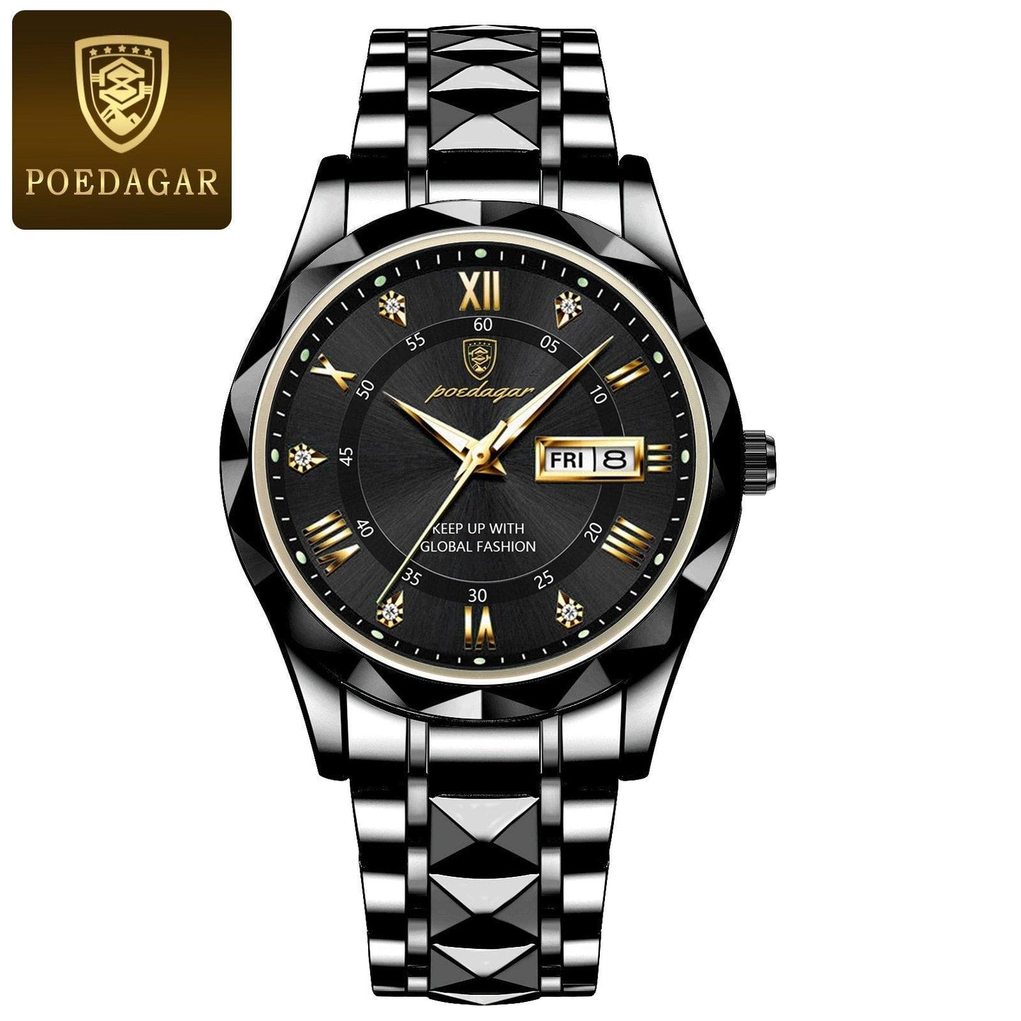 Variant image for Luxurious Waterproof Men's Wristwatch – Stylish Stainless Steel Timepiece with Accurate Quartz Movement-6