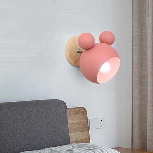 WhiskerGlow - LED Mouse Wall Lamp