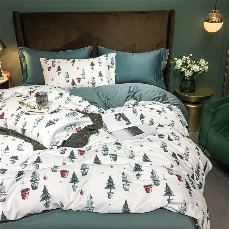 FestiveAura - Egyptian Cotton Duvet Set