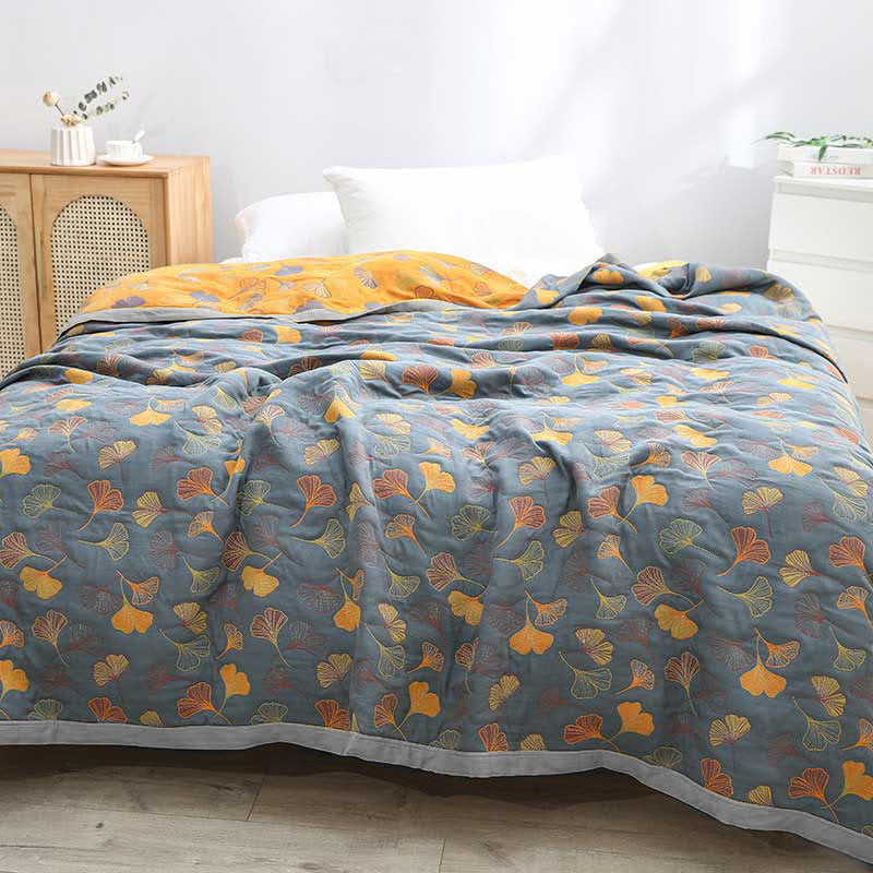 LeafNest - Soft Cotton Bed Linen with Leaf Motif
