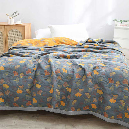 LeafNest - Soft Cotton Bed Linen with Leaf Motif