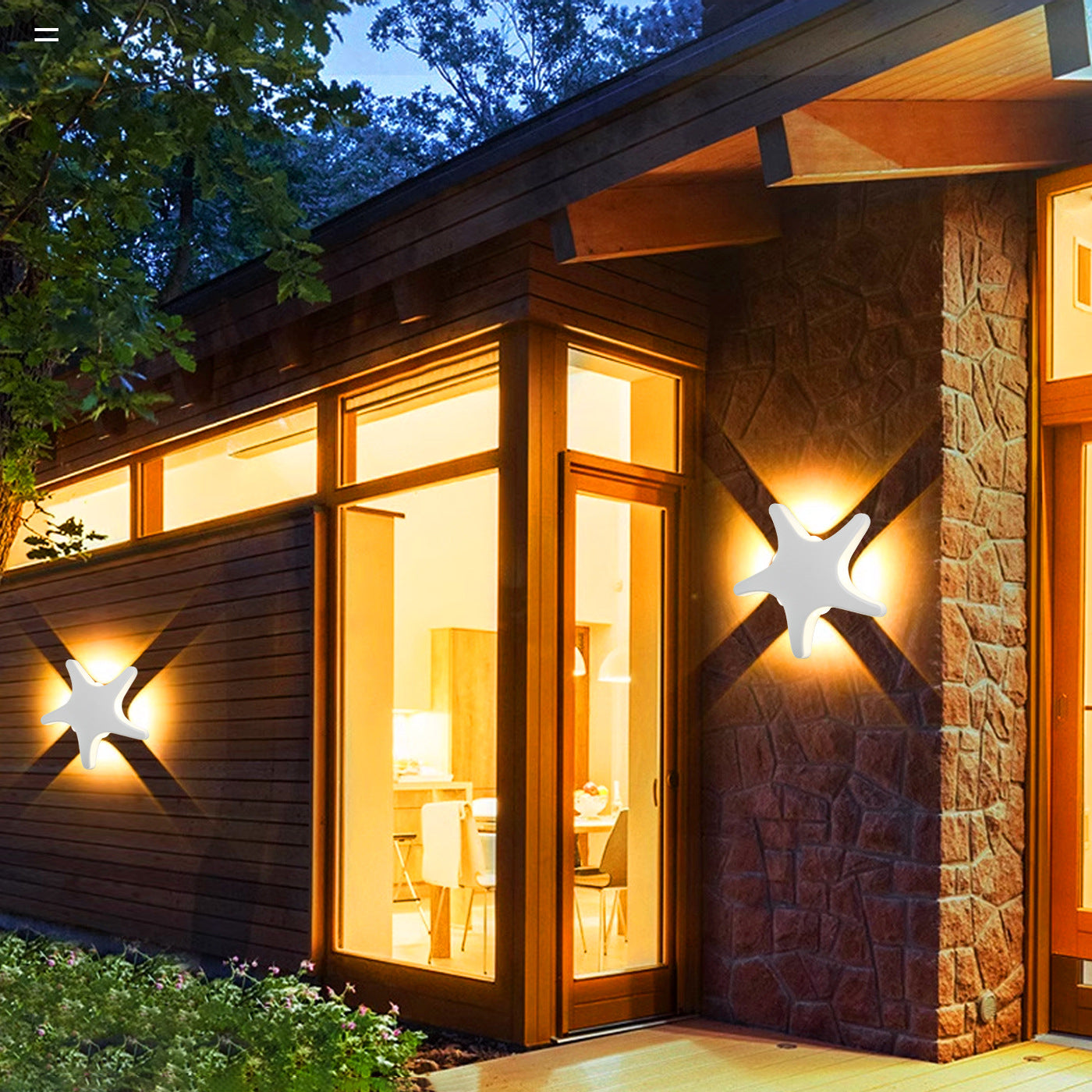 Lumistar Modern Outdoor Wall Lamp - Waterproof LED Exterior Wall Lights in Aluminum Finish-3