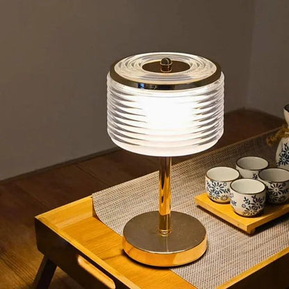 LumaRing - Lampe de table élégante avec des lignes épurées