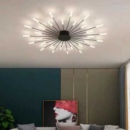 GlowHaven - Sleek Ceiling Lamp for Home Spaces