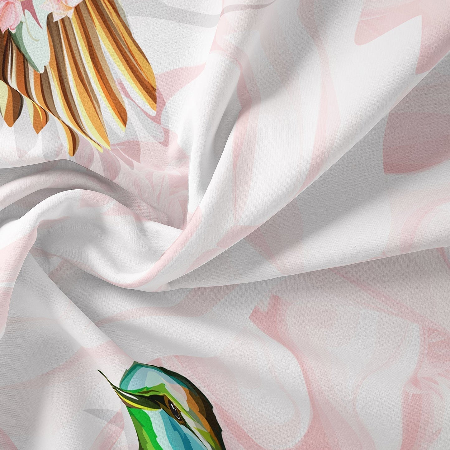 FlightBloom - Luxurious Floral and Bird Bedding