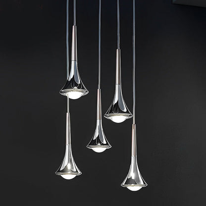 CascadeLight - Water Drop LED Pendant for Staircases