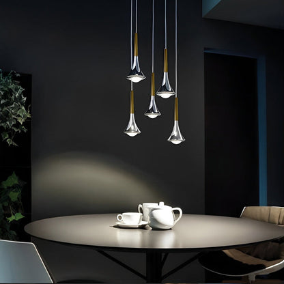 CascadeLight - Water Drop LED Pendant for Staircases