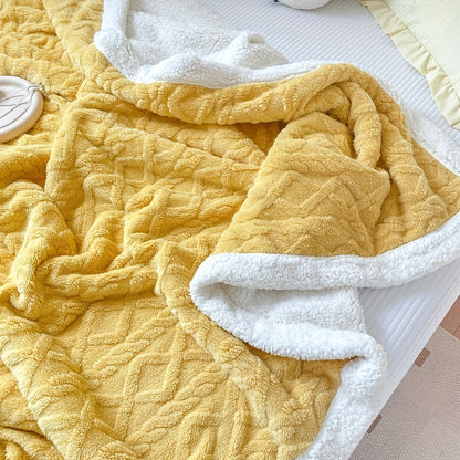 CozyNest - Reversible Fleece Blanket for Fall and Winter
