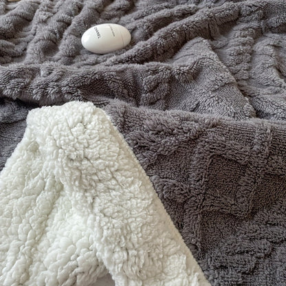 CozyNest - Reversible Fleece Blanket for Fall and Winter