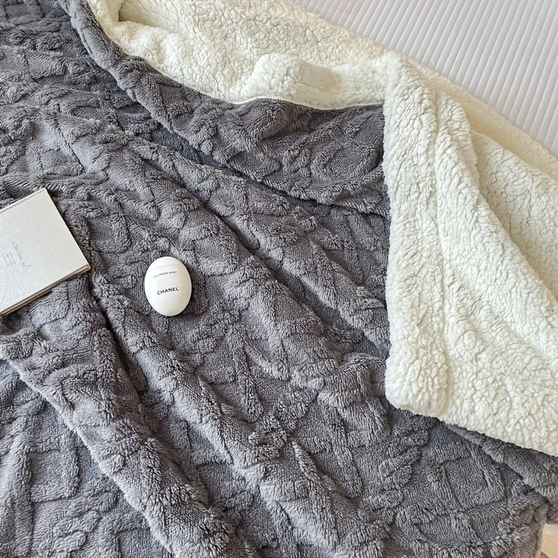 CozyNest - Reversible Fleece Blanket for Fall and Winter