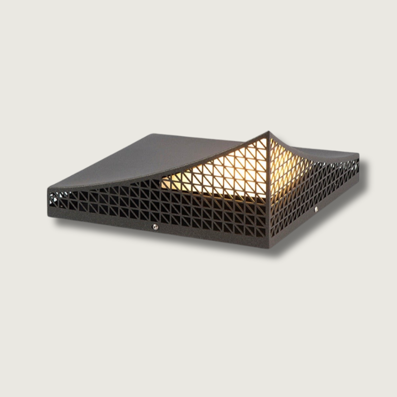EdgeGlow – Contemporary Solar Pyramid Wall Light