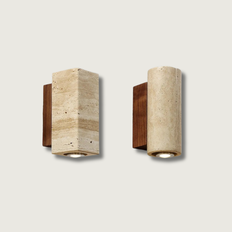 StoneGlow – Chic Wall Light Made with Natural Stone